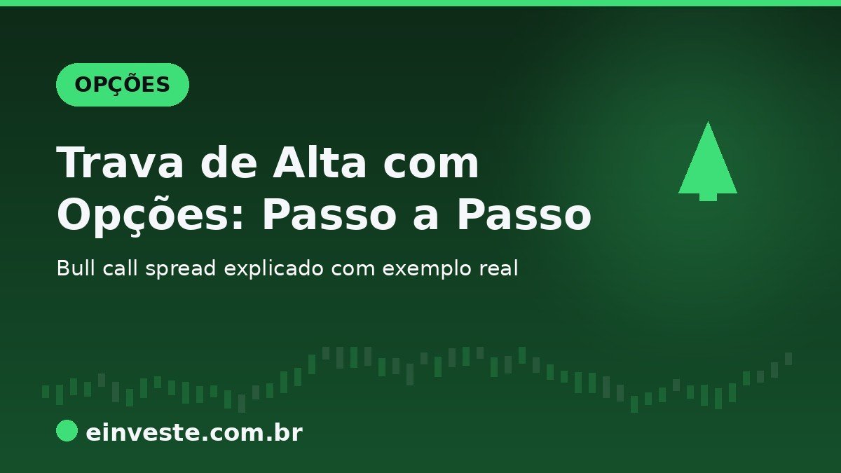 Ilustração de capa: Trava de alta com opções, passo a passo
