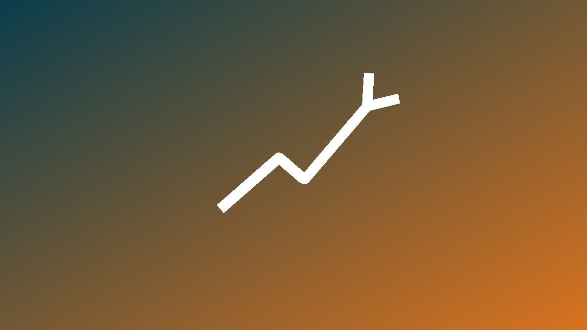 Ilustração de seta diagonal ascendente simbolizando estratégia de trava de alta com opções em CPFE3 (CPFL Energia)