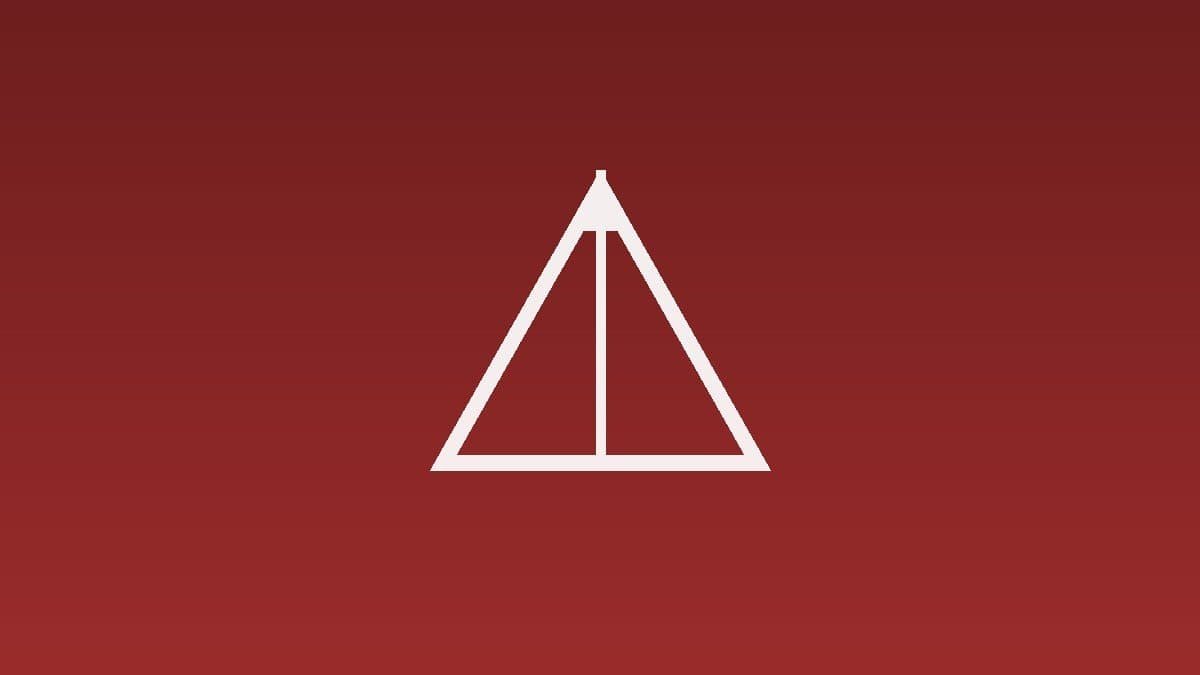 Ícone de triângulo ascendente branco sobre fundo vermelho-tijolo representando a trava de alta com opções em CSNA3