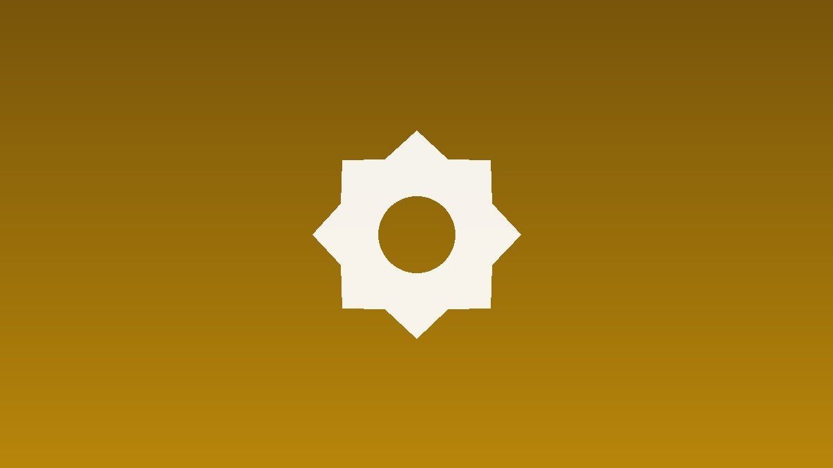 Ícone de engrenagem branco sobre fundo amarelo-ocre representando a análise de fundamentos de GGBR4 (Gerdau)