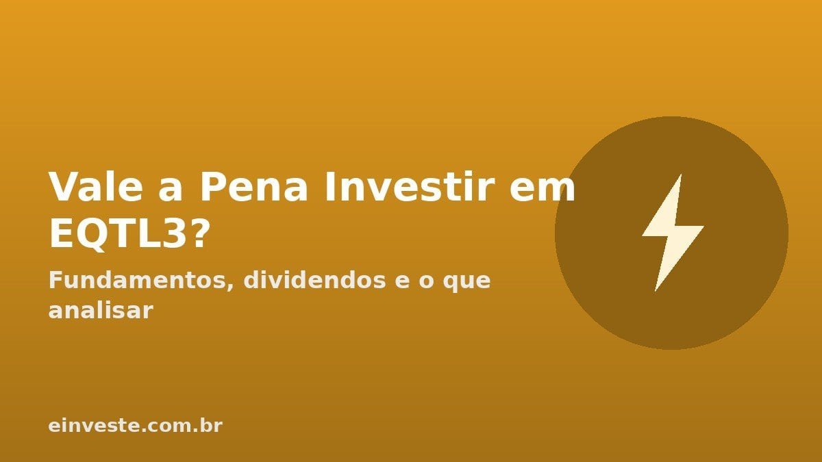 Ilustração vale a pena investir em EQTL3 - ícone de raio